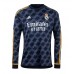 Camiseta Real Madrid David Alaba #4 Visitante Equipación 2023-24 manga larga